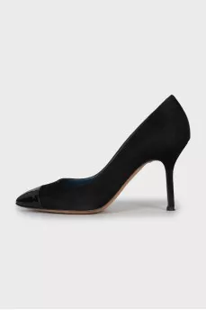 Black patent toe shoes