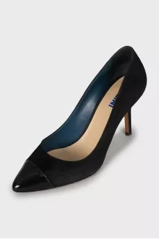 Black patent toe shoes