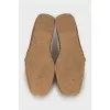 Espadrilles with golden beads