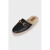 Insulated clogs with fur