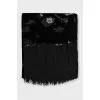 Black velvet scarf