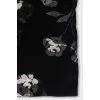 Black velvet scarf
