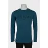 Men's straight cut long sleeve with logo