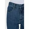 Сині джинси straight fit з биркою