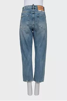Джинси tapered fit на гудзиках