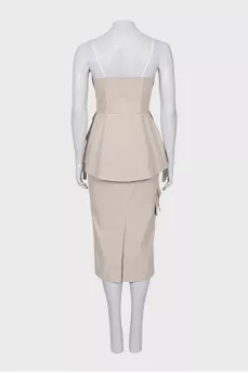 Corset and skirt suit