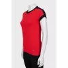 Red wool t-shirt