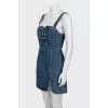 Denim sundress with bows