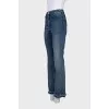 High waist flared jeans