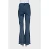 High waist flared jeans