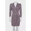 Pink Animal Print Dress
