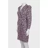 Pink Animal Print Dress