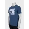 Men's Blue T-Shirt With Tag