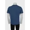 Men's Blue T-Shirt With Tag