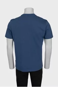 Men's Blue T-Shirt With Tag