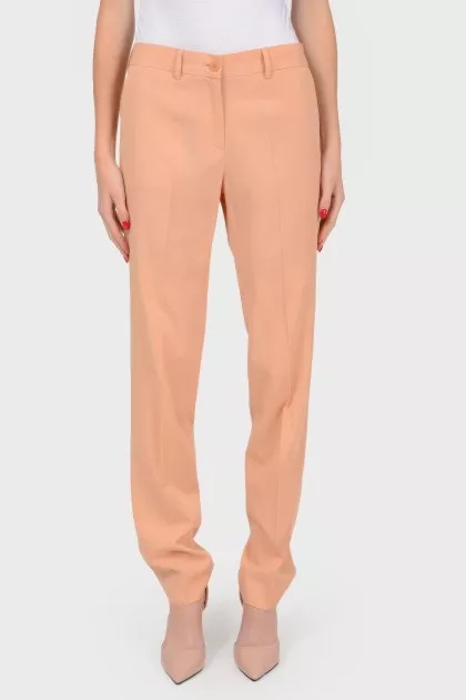 Ribbed Wool Dress Pants