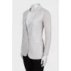 Fitted jacket with button