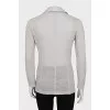 Fitted jacket with button