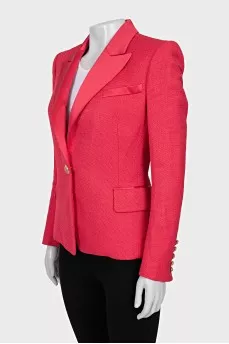 Pink button down jacket