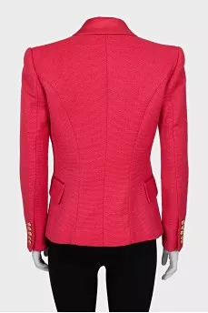 Pink button down jacket