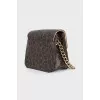 Crossbody bag in signature print