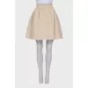 Fitted high waist skirt