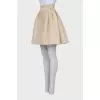 Fitted high waist skirt