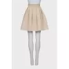 Fitted high waist skirt