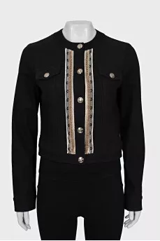 Jacket with gold decor