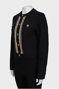 Jacket with gold decor