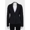 Black button down jacket
