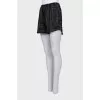 Shorts with contrast stitching