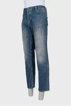 Чоловічі джинси straight fit на гудзиках