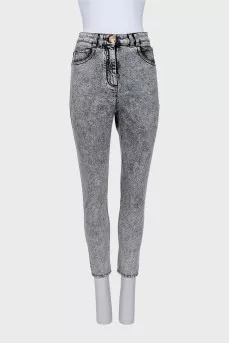 Slim fit jeans with logo