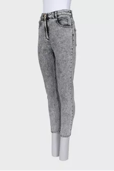 Slim fit jeans with logo