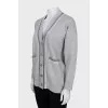 Gray cardigan with buttons