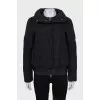 Jacket with hidden hood