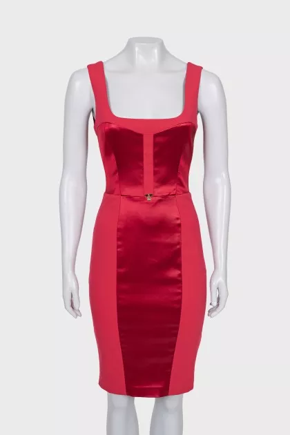 Red dress with straps