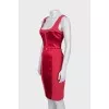Red dress with straps