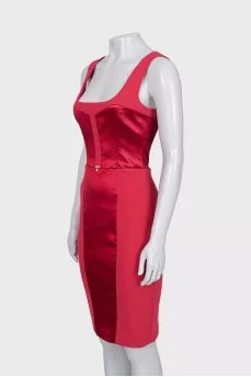 Red dress with straps
