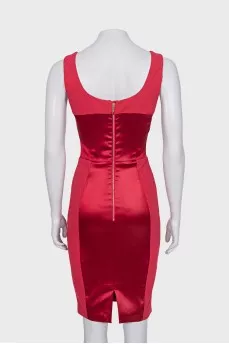 Red dress with straps