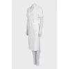 White sheath dress