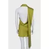 Green dress with open back