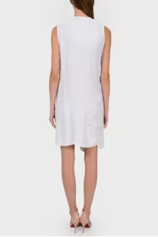 Asymmetric sleeveless dress