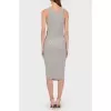 Sleeveless dress with lacing