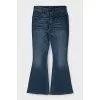 Blue flared jeans