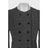 Double-breasted wool jacket