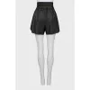 Shorts with a wide waistband