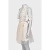 Fitted dress with a tutu skirt