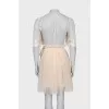 Fitted dress with a tutu skirt